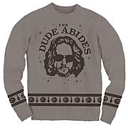Big Lebowski Dude Abides Knit Sweatshirt